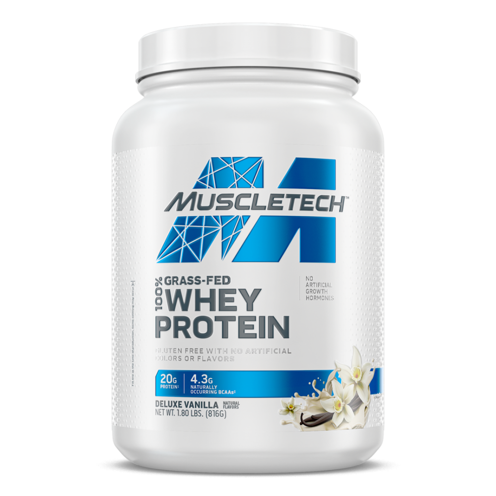 MUSCLETECH Grass-Fed 100% Whey Protein