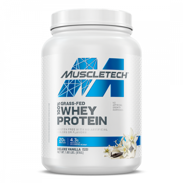 MUSCLETECH Grass-Fed 100% Whey Protein